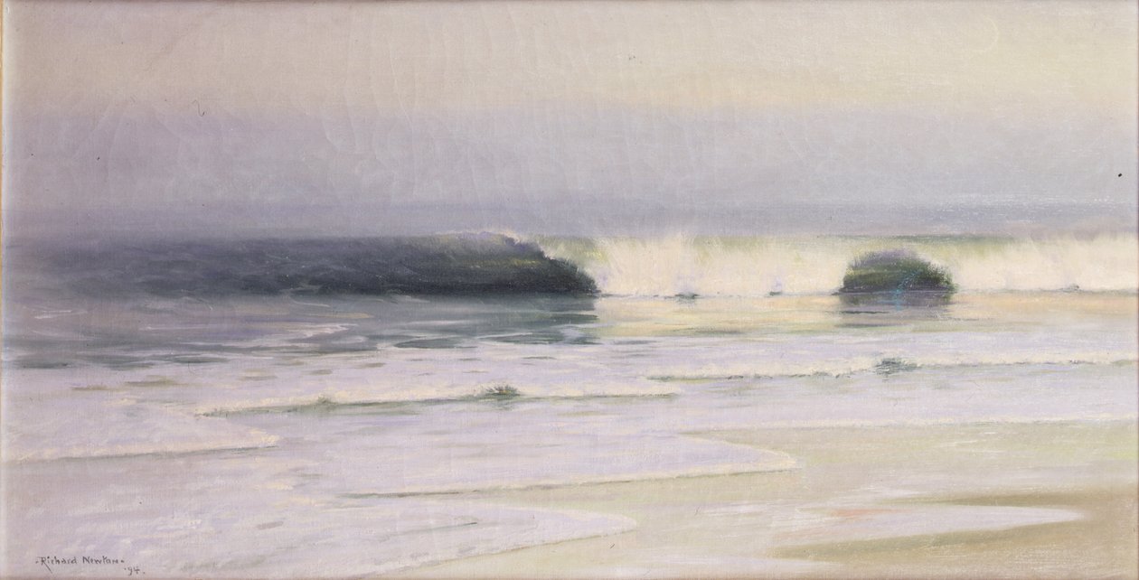 Escena de playa, Long Island de Richard Newton