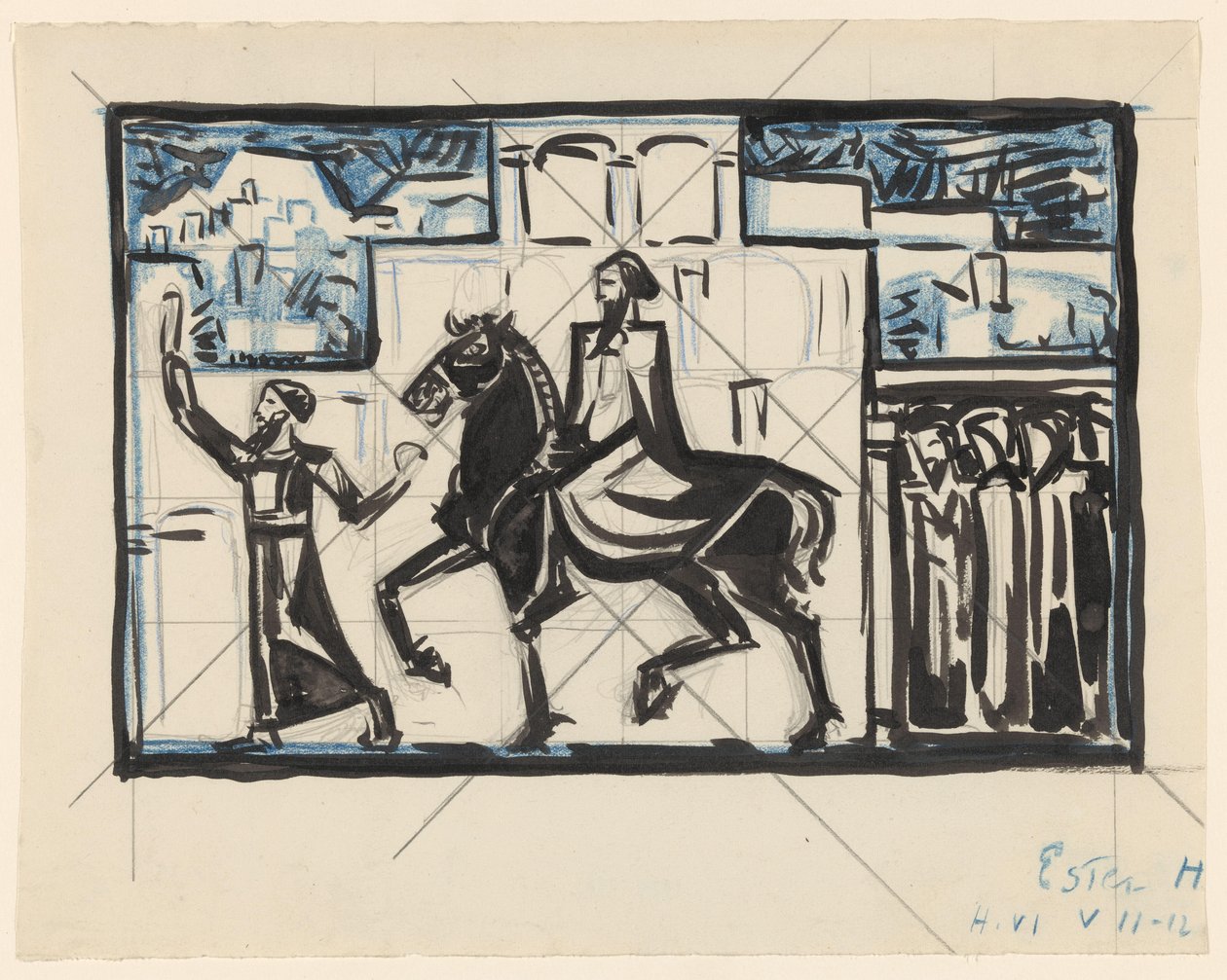 El triunfo de Mordejai de Richard Nicolaüs Roland Holst (possibly)