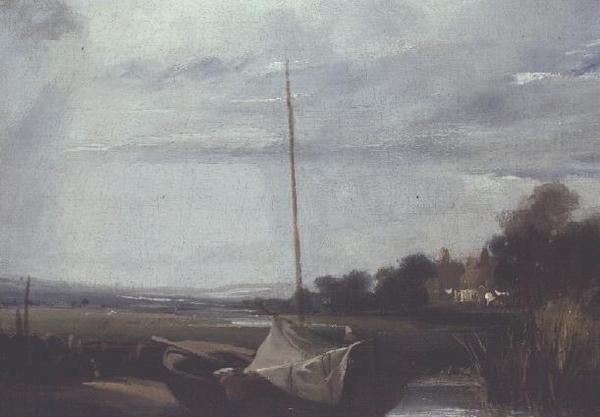 Un río en Francia de Richard Parkes Bonington