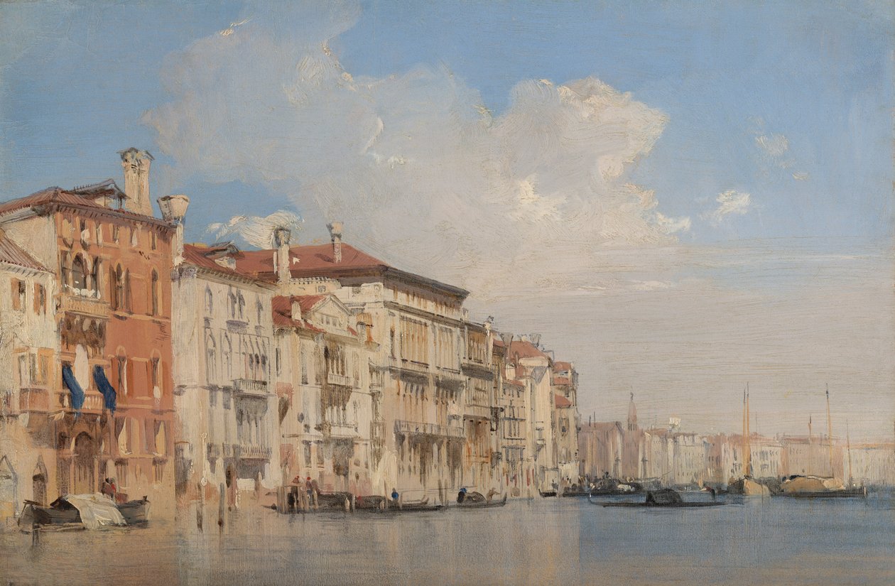 Gran Canal de Venecia de Richard Parkes Bonington