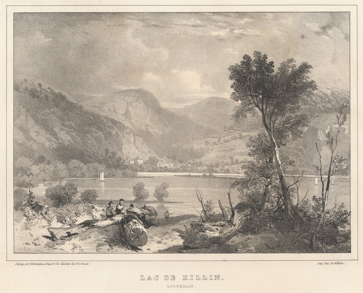 Lago de Killin de Richard Parkes Bonington