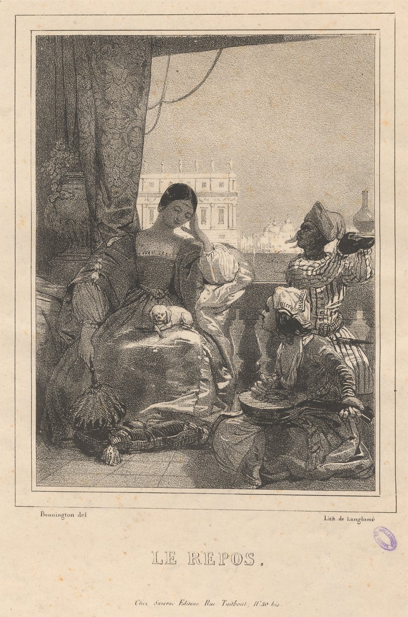 Le Repos de Richard Parkes Bonington