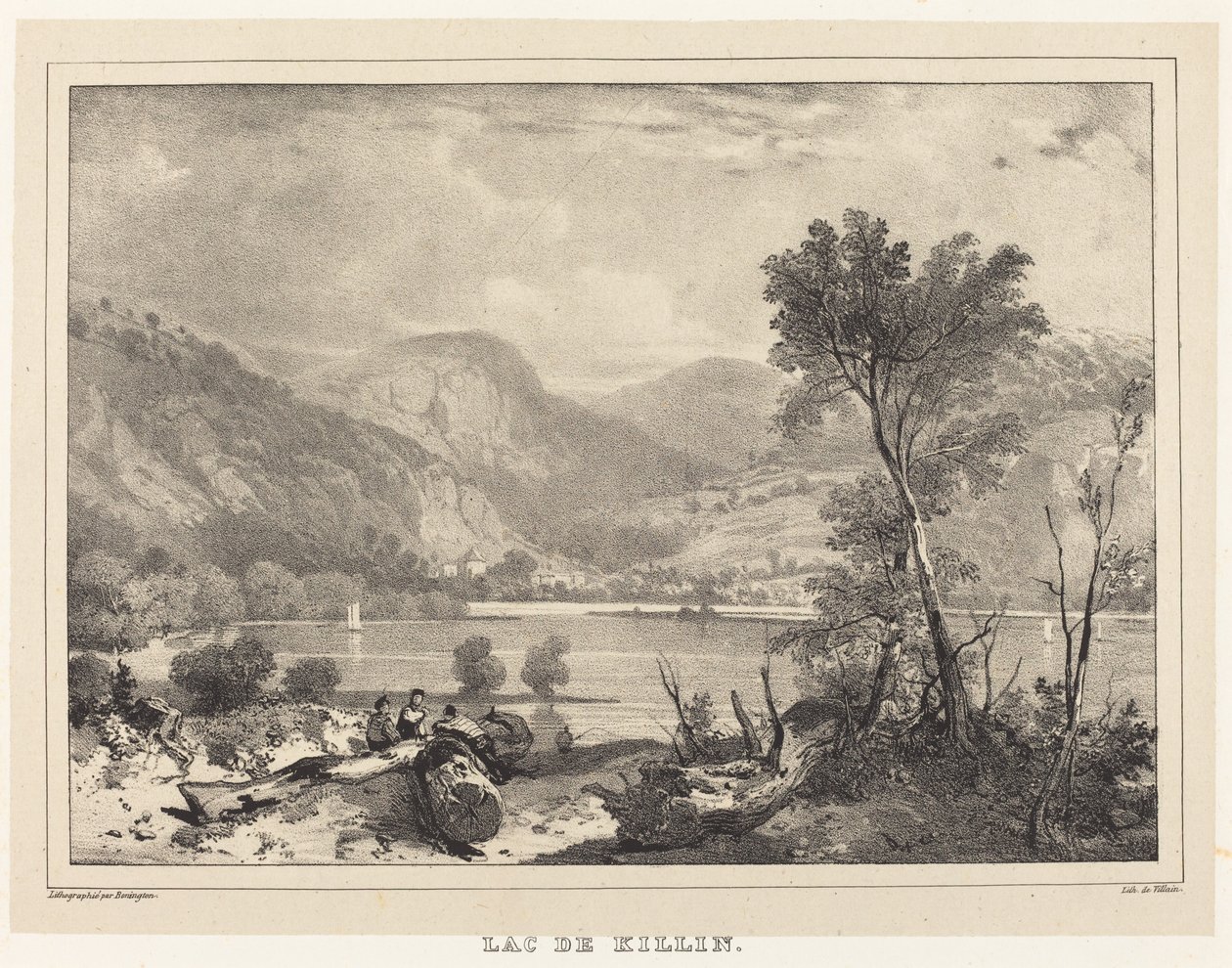 Lago de Killin de Richard Parkes Bonington after Francois Alexandre Pernot
