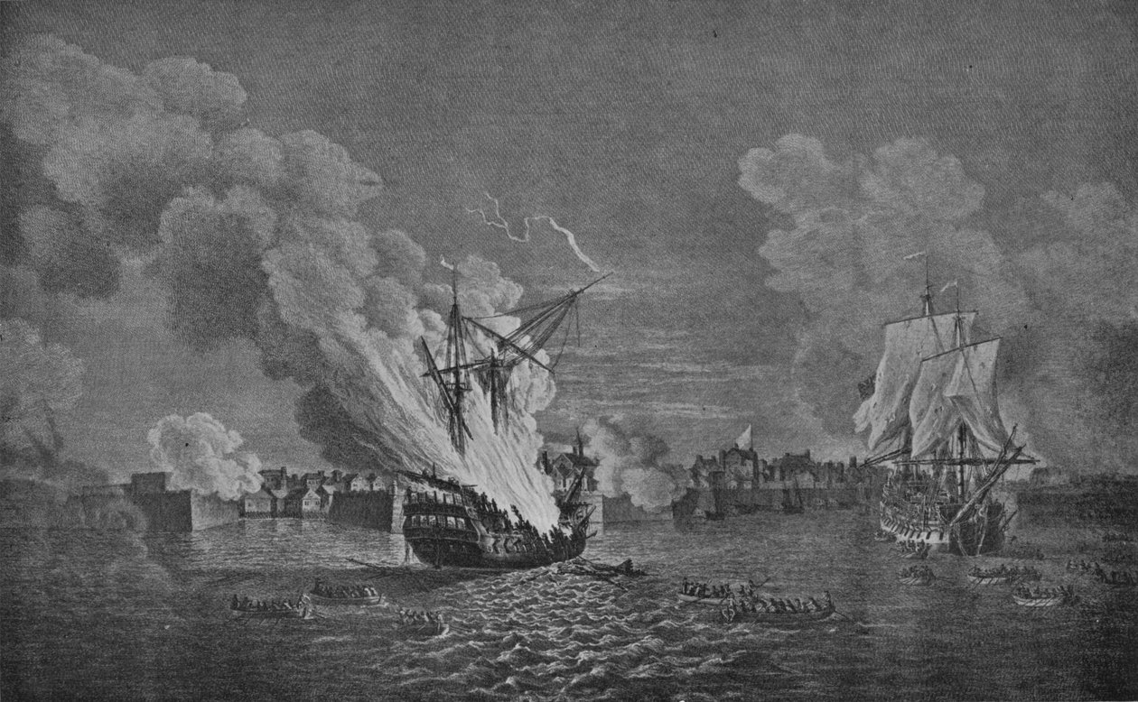 Asunto de corte en Louisbourg, c1760 de Richard Paton