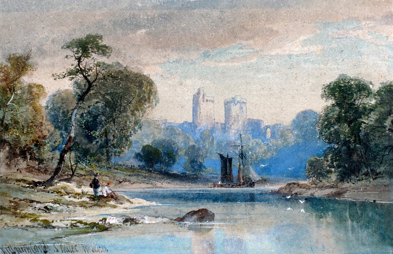 Castillo de Killgaren, Gales Meridional de Richard Principal Leitch