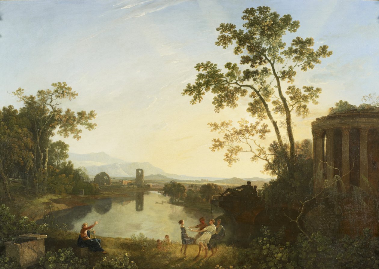 Apolo y las estaciones (óleo sobre lienzo) de Richard Wilson