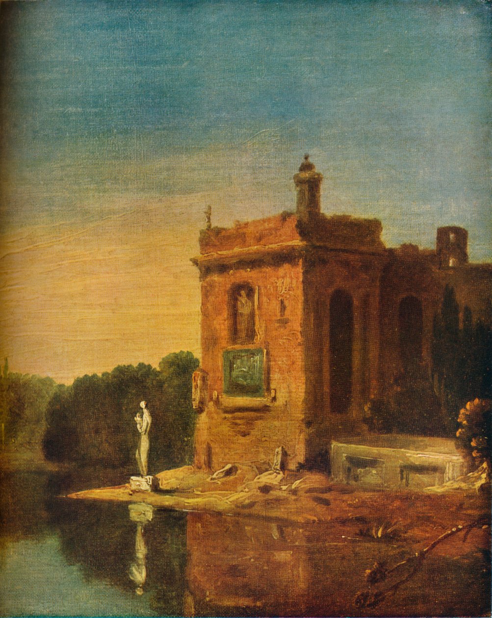 Escena Italiana, c. 1744 de Richard Wilson