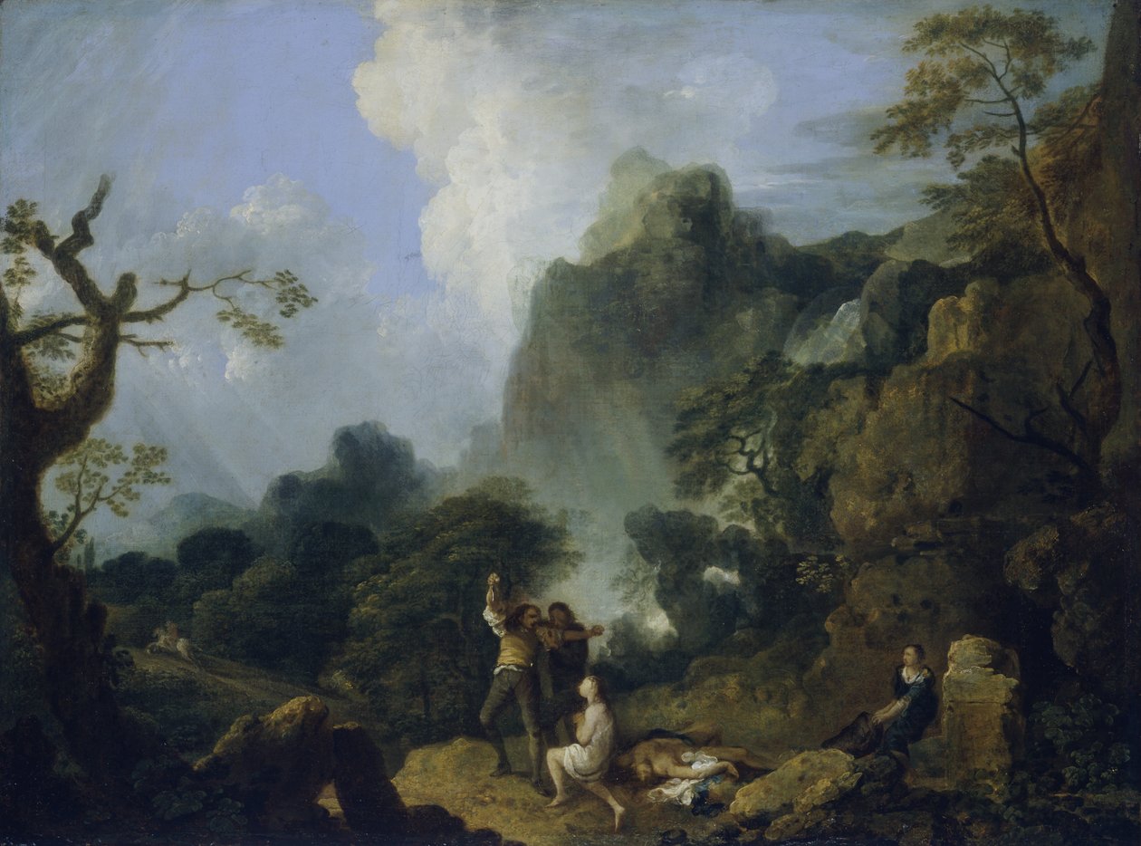 Paisaje con Banditti de Richard Wilson