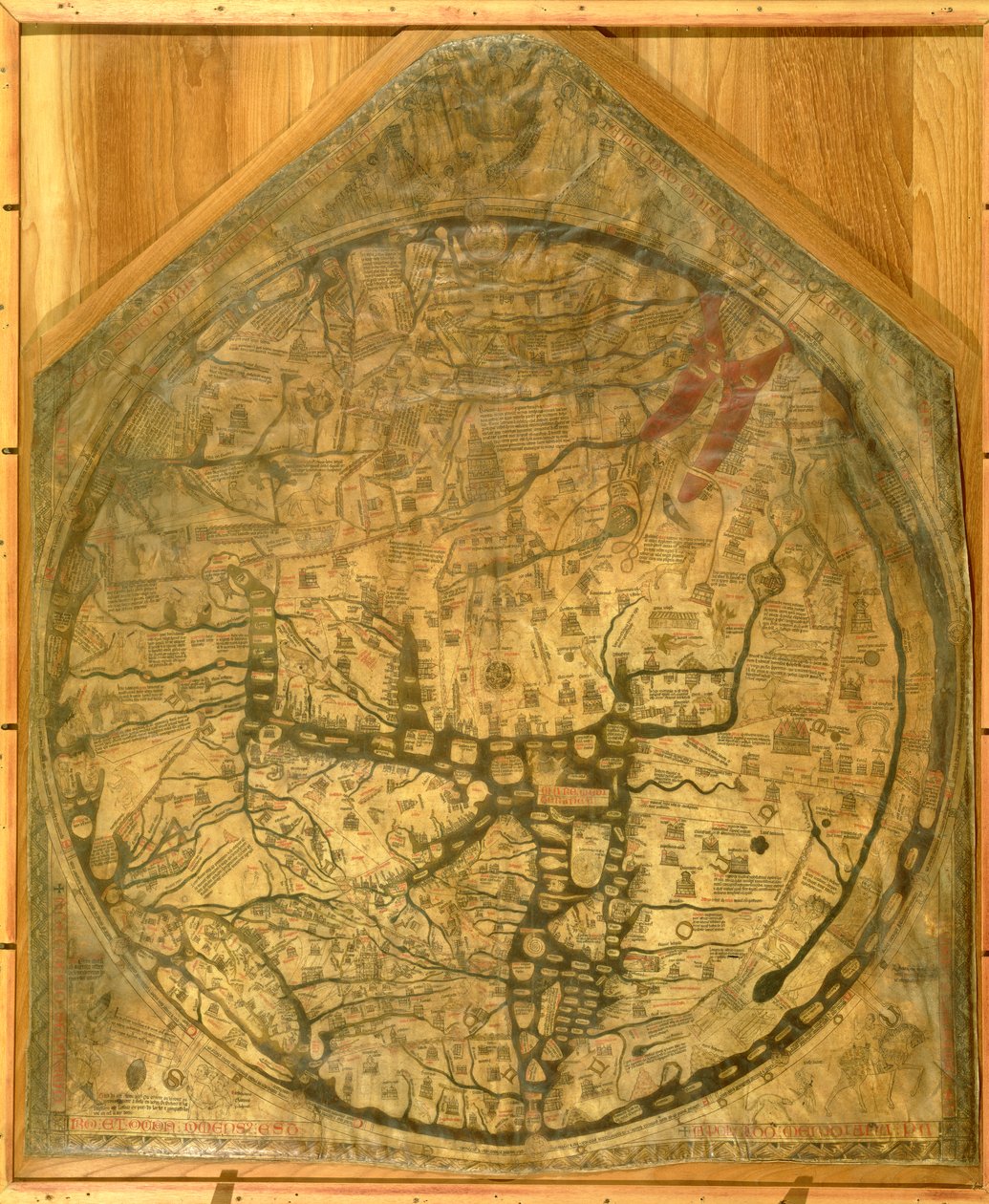 Mappa Mundi, c.1290 de Richard of Haldingham