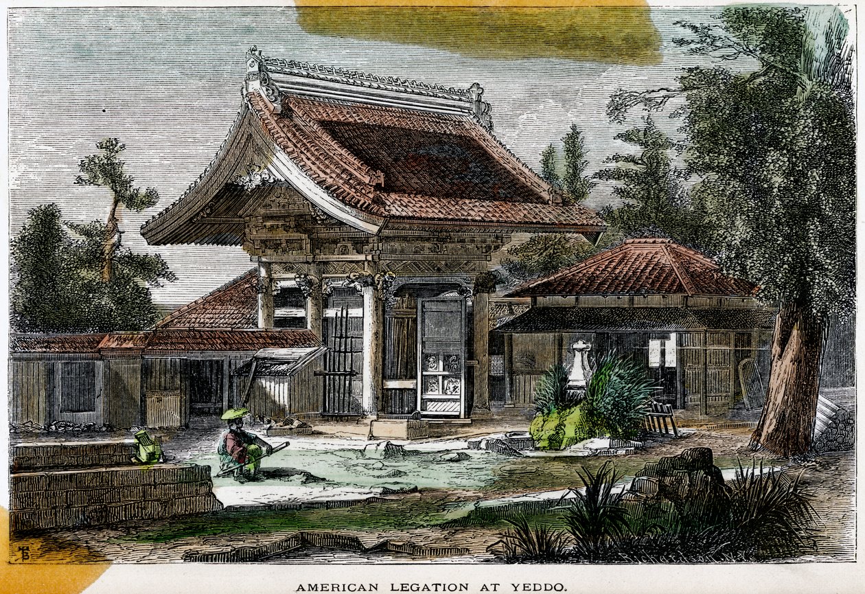 Legación americana en Yeddo Edo, Japón, siglo XIX de Richardson