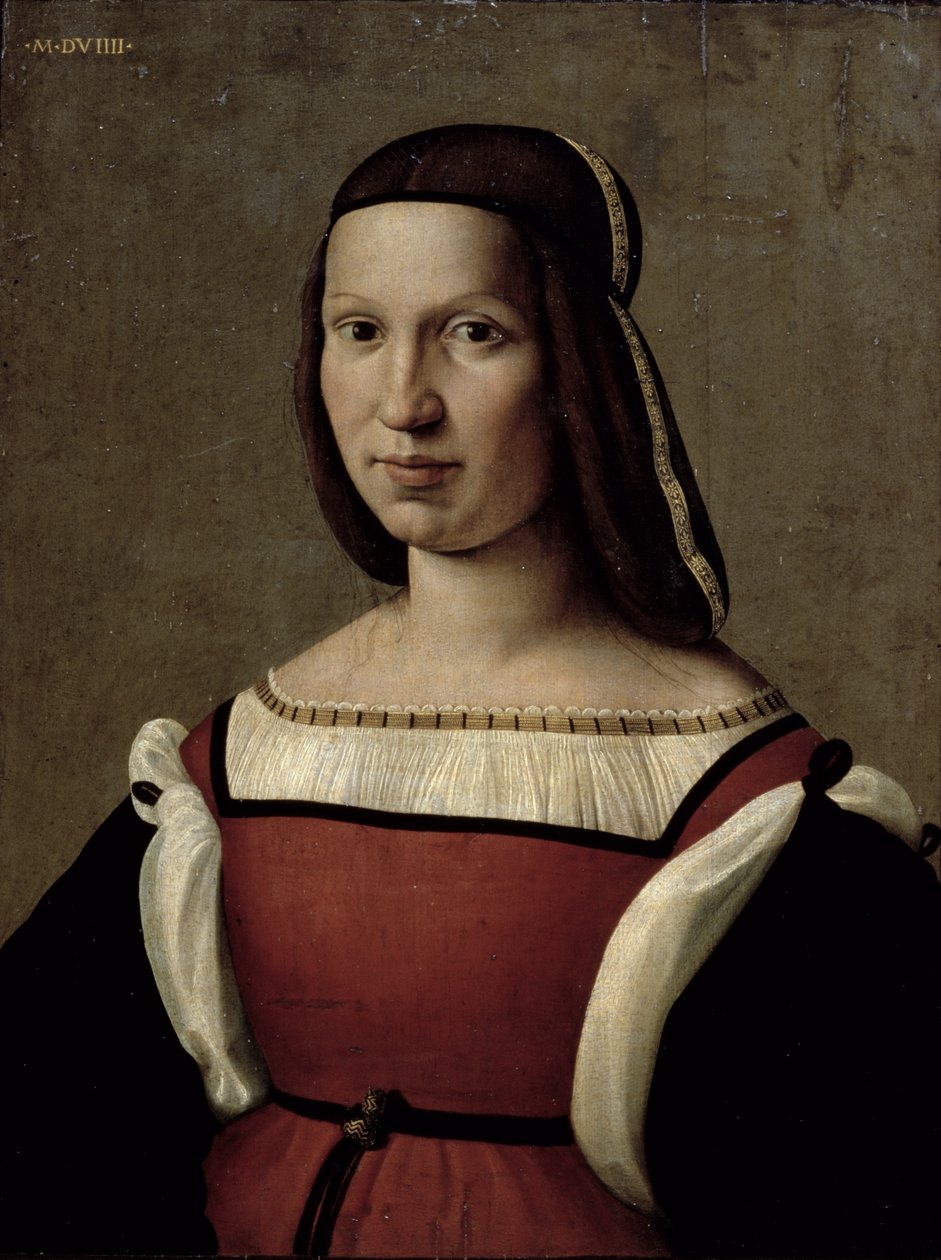 Retrato de una mujer, 1509 de Ridolfo , Il Ghirlandaio