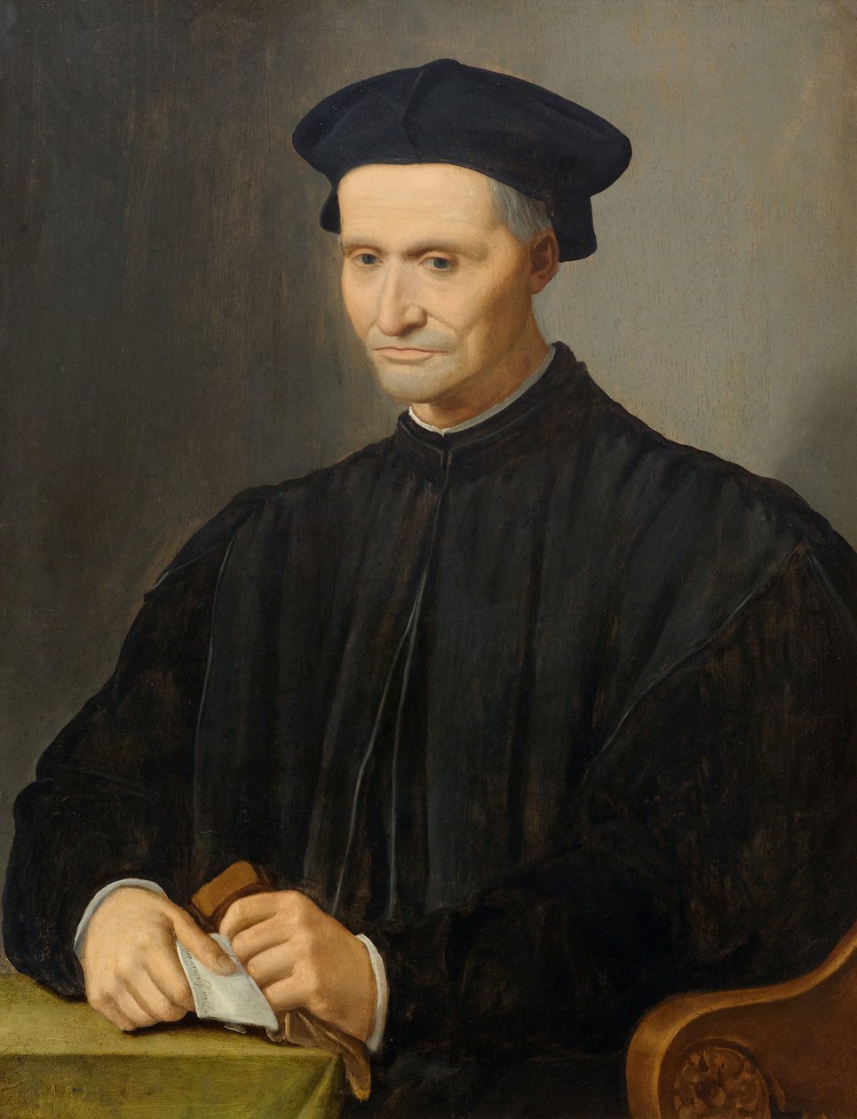 Retrato de Agostino Dini de Ridolfo Ghirlandaio