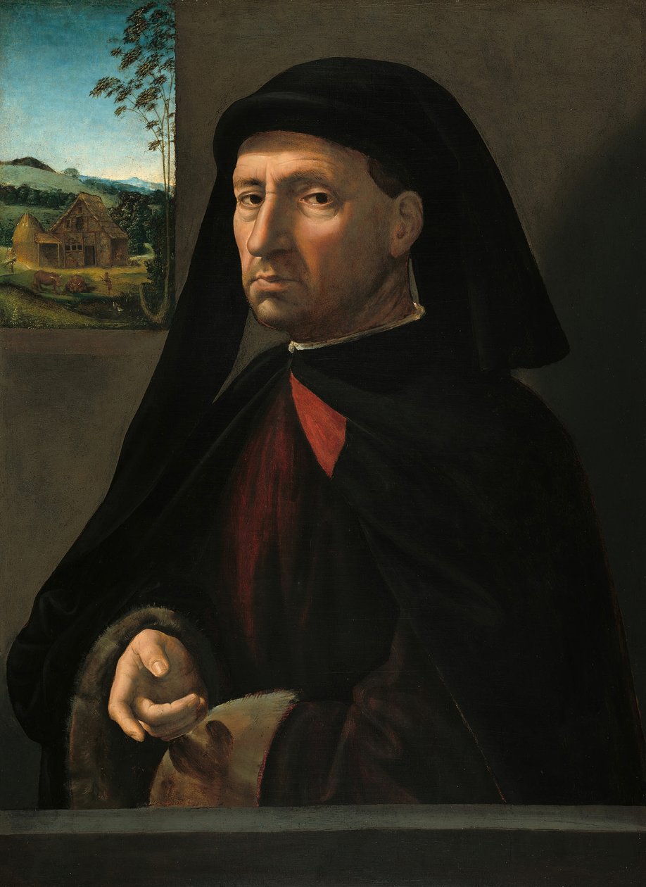 Retrato de un caballero de Ridolfo Ghirlandaio