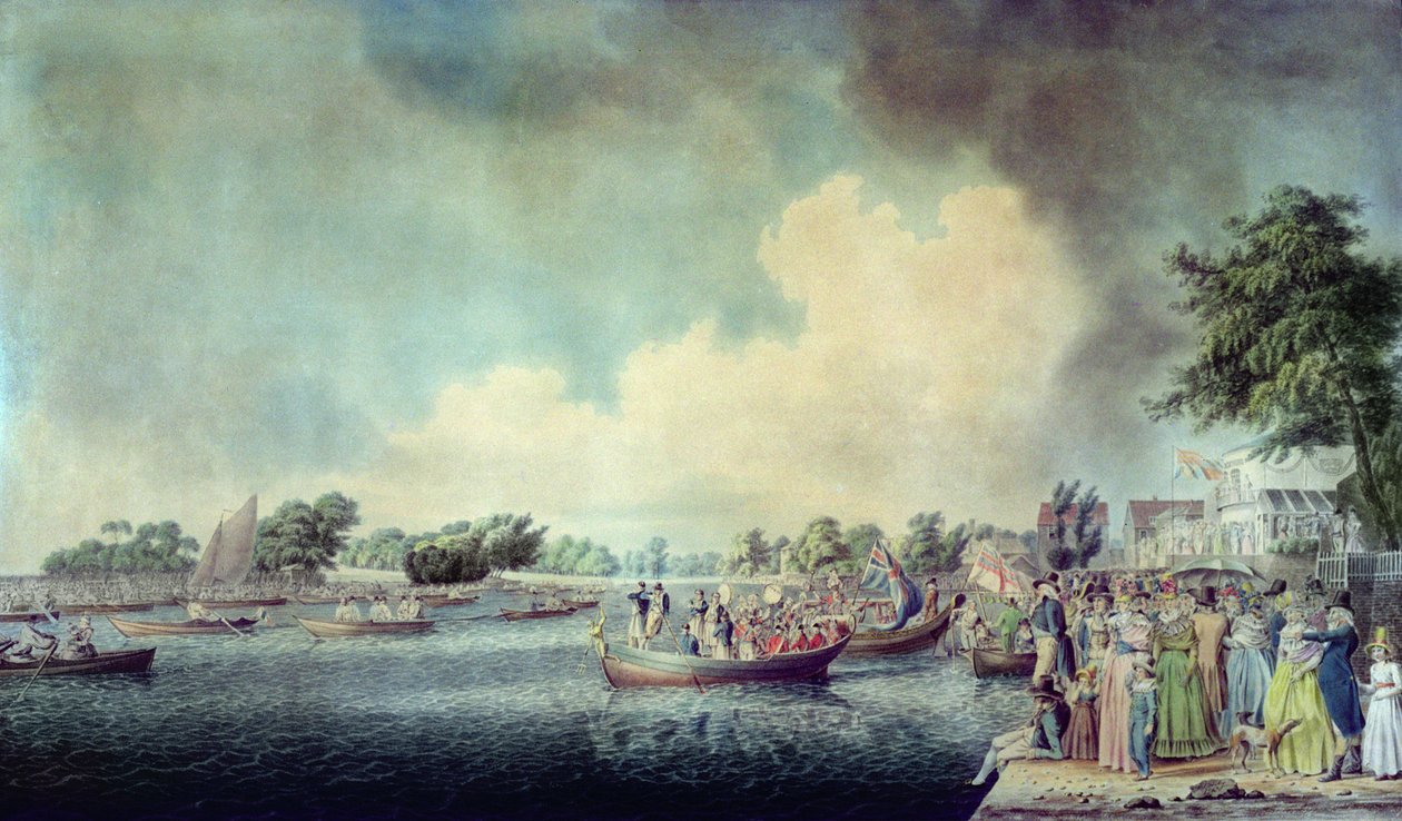 La regata en Richmond de Robert Cleveley