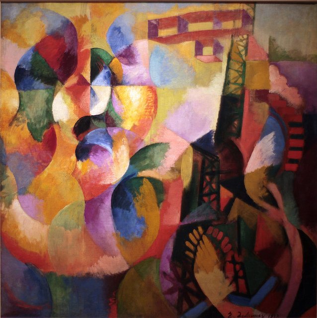 Sol, torre, avión de Robert Delaunay