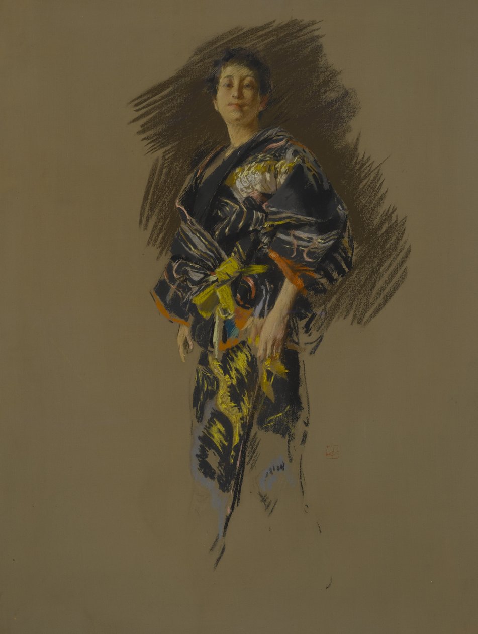 Mujer en Traje Japonés, c.1882 de Robert Frederick Blum