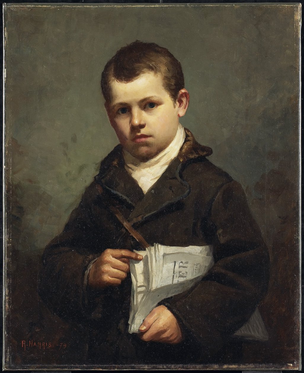 El vendedor de periódicos, 1879 de Robert Harris