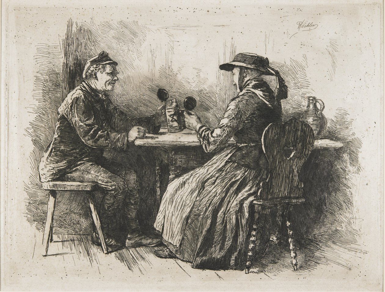 ¡Salud!, 1886 de Robert Koehler