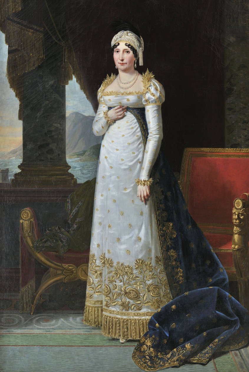 Retrato de Letizia Bonaparte de Robert Lefevre