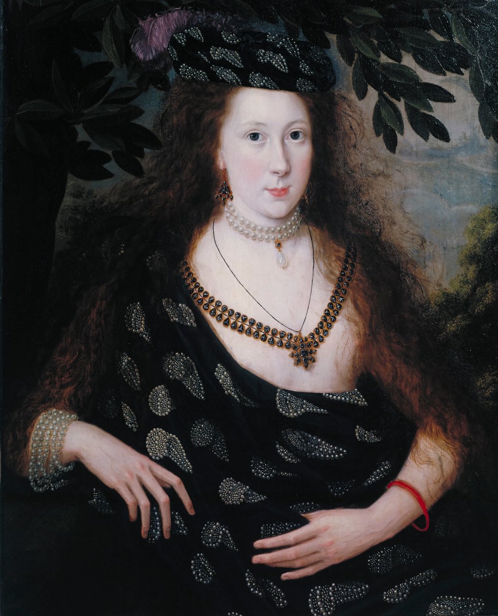 Lady Elizabeth Pope de Robert Peake