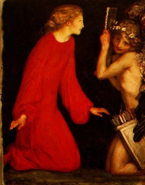 El Espejo de Cupido de Robert Anning Bell