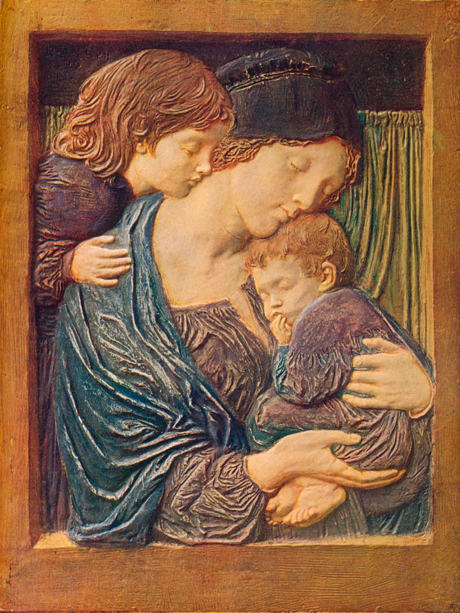 Madre e hijos, c1900 de Robert Anning Bell