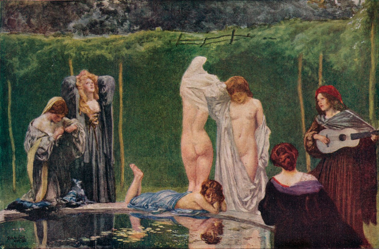 La piscina, 1906, 1918 de Robert Anning Bell