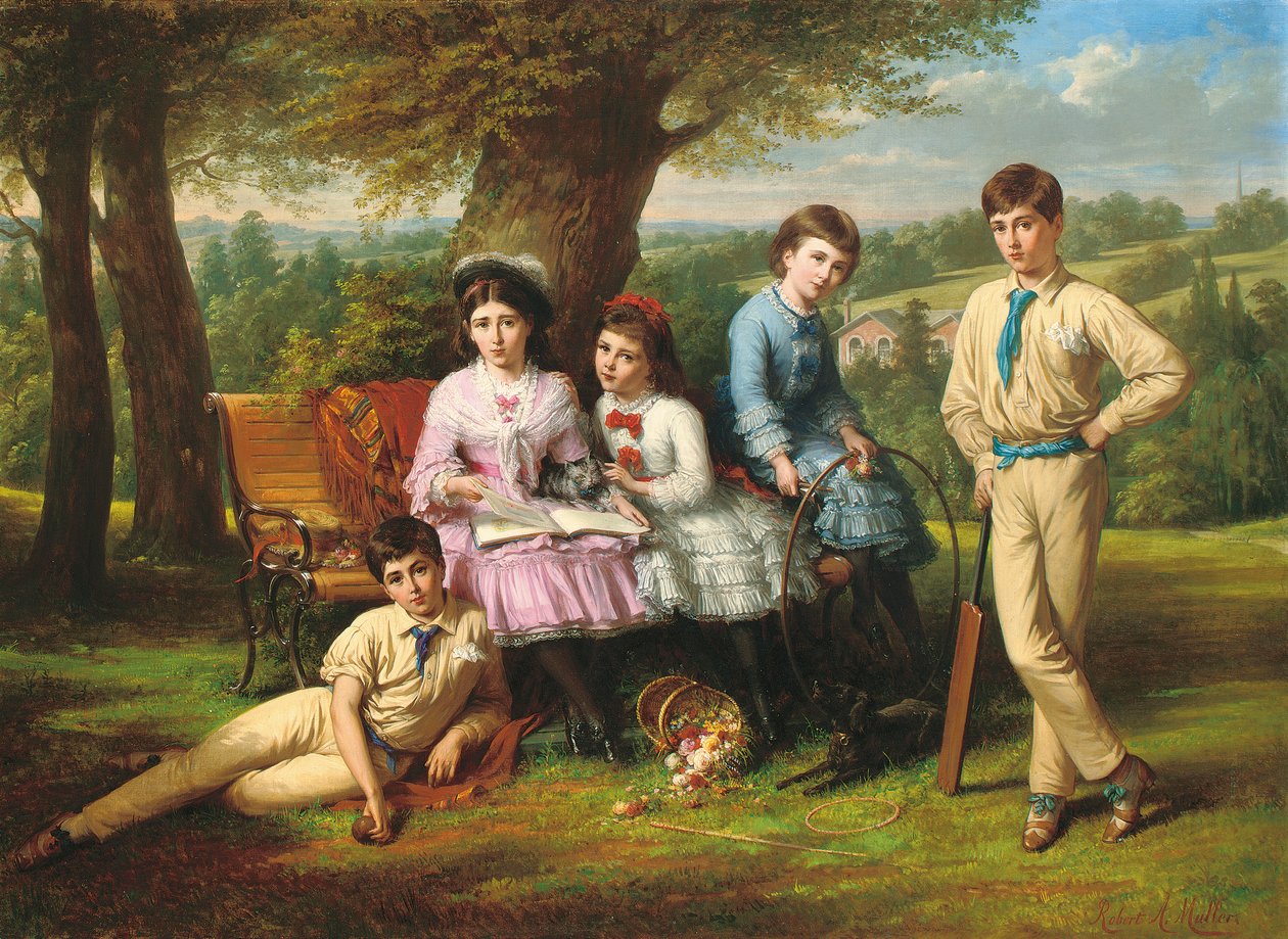 Los niños Johnston de Robert Antoine Muller