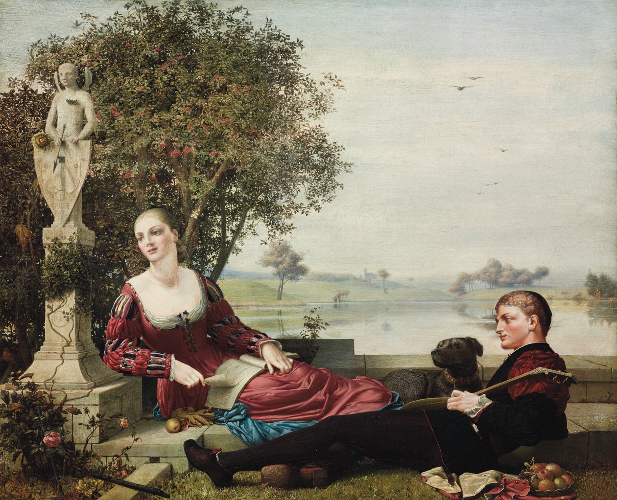 Heloísa y Abelardo de Robert Bateman