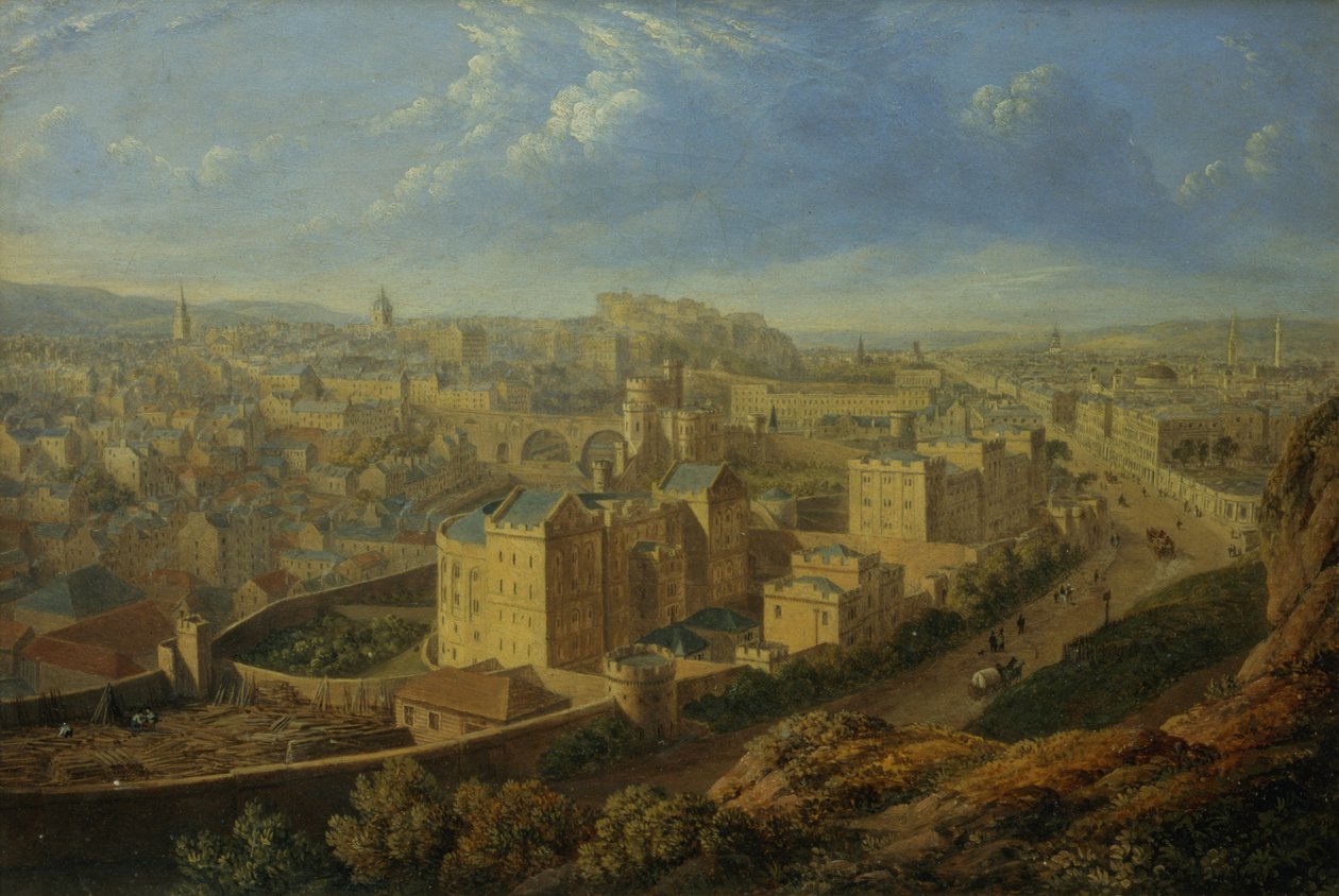 Edimburgo desde Calton Hill de Robert Batty