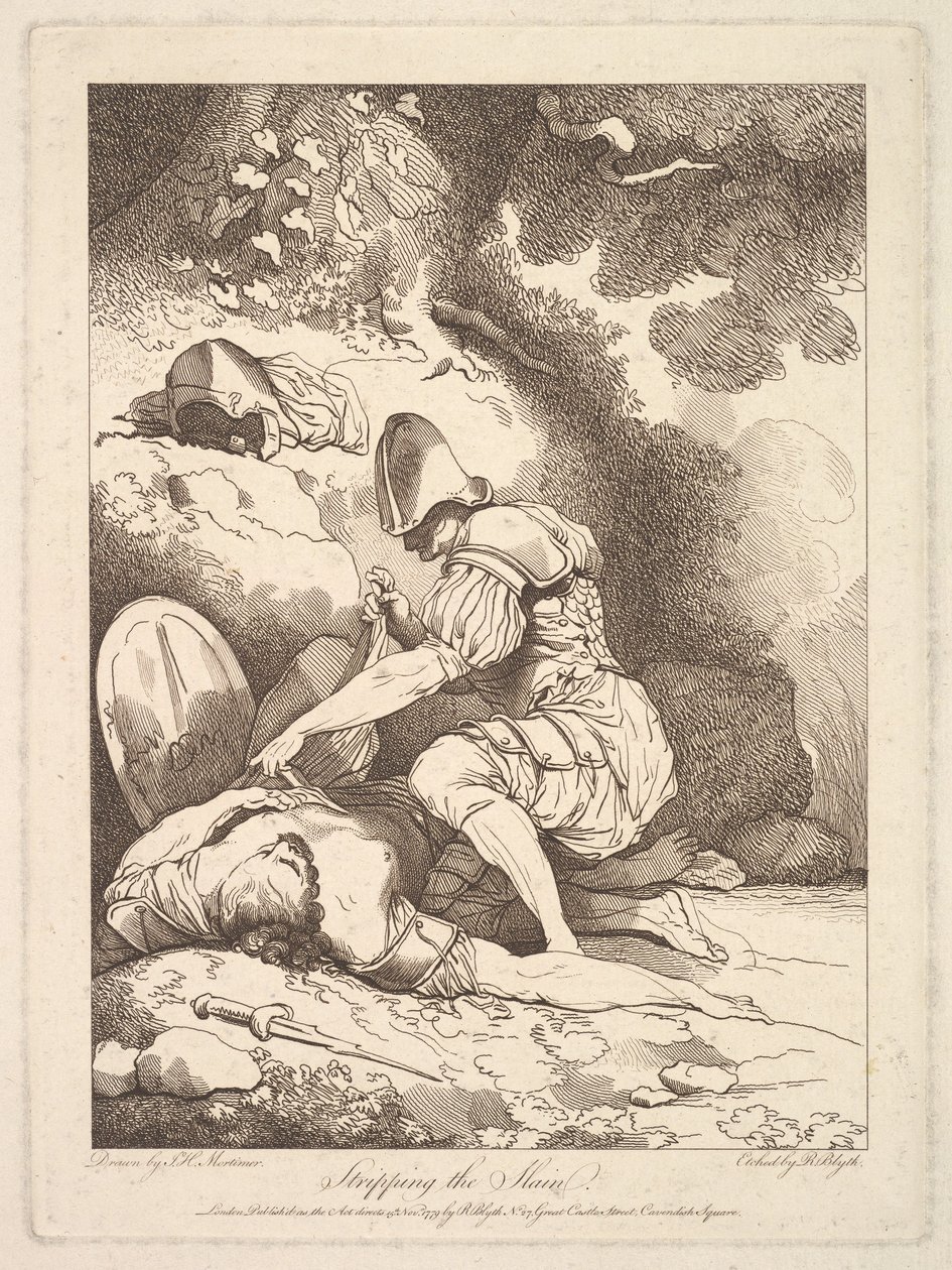 Despojando a los muertos, 15 de noviembre de 1779 de Robert Blyth