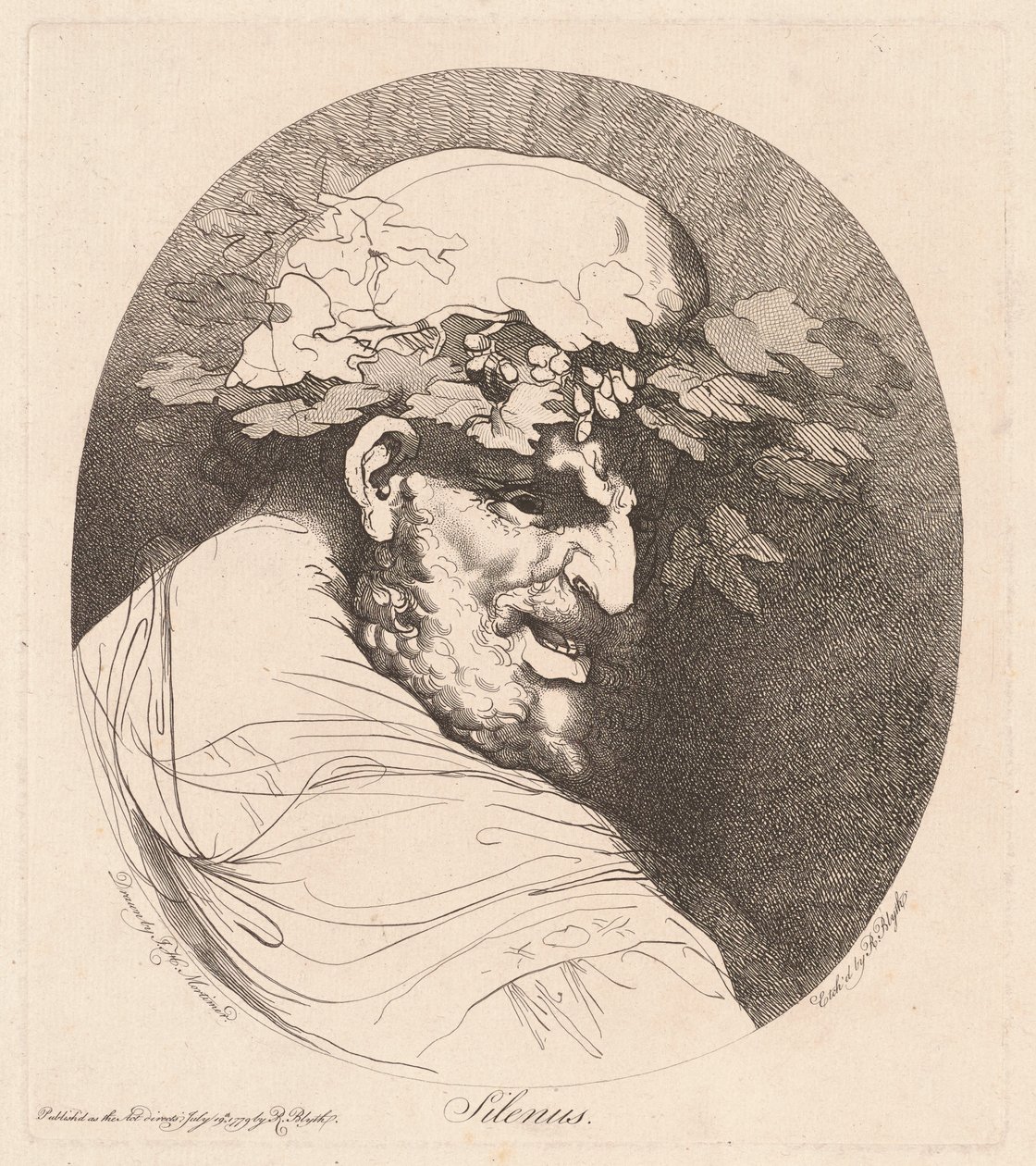 Silenus de Robert Blyth, after John Hamilton Mortimer