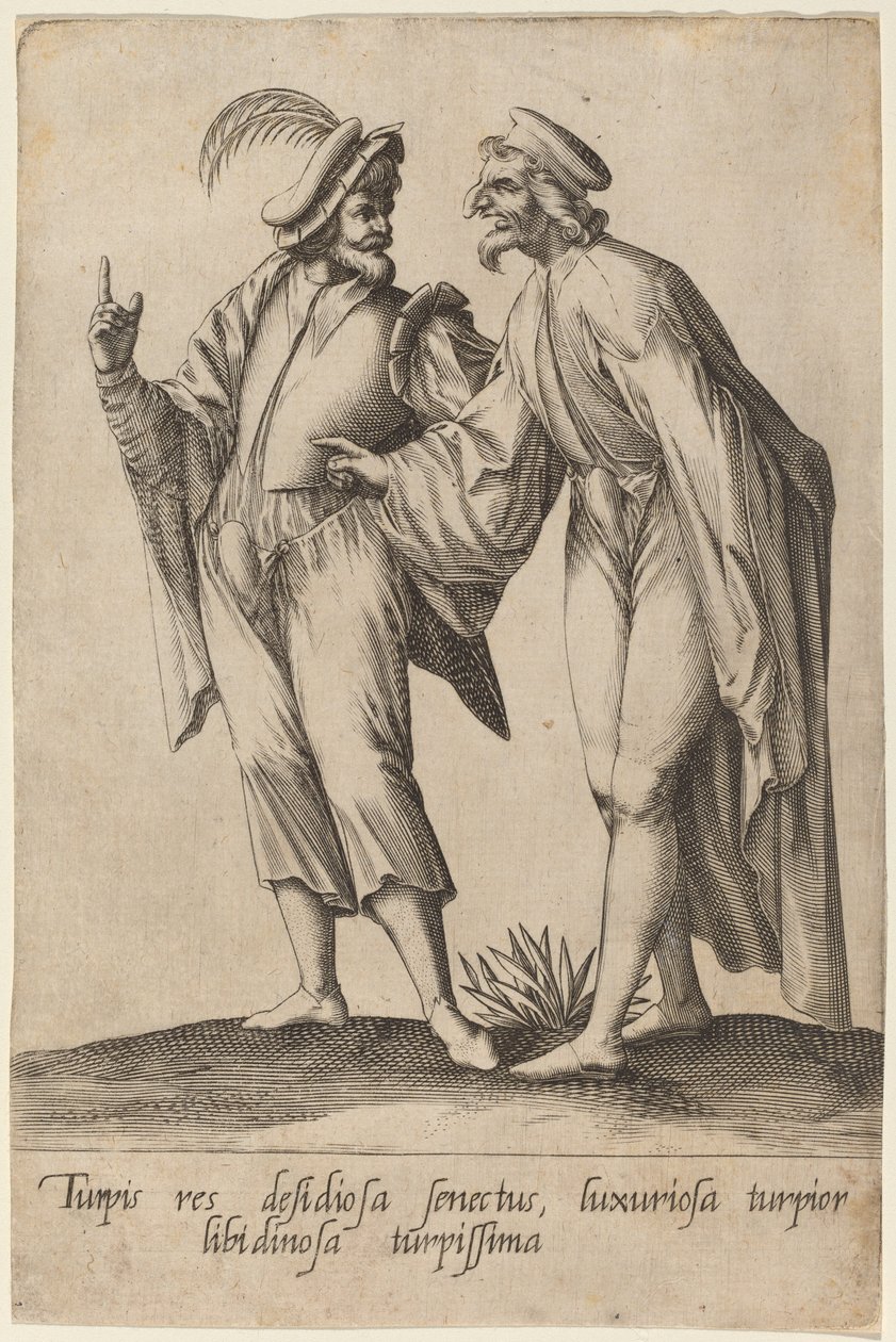 Turpis res desidiosa senectus, 1597 de Robert Boissard