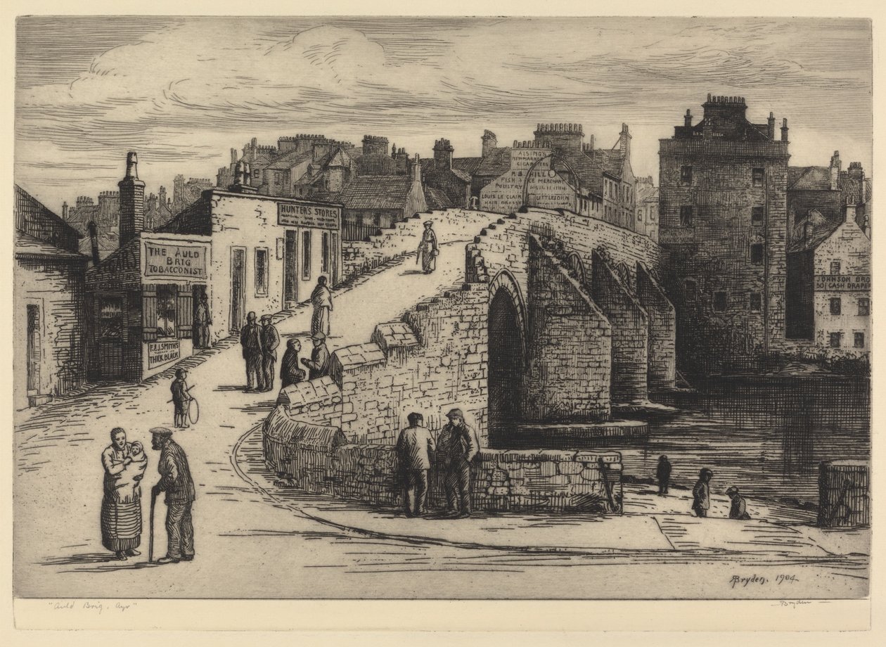 Auld Brig, Ayr de Robert Bryden