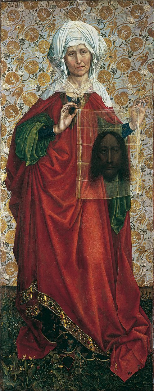 Los paneles de Flémalle: Santa Verónica de Robert Campin