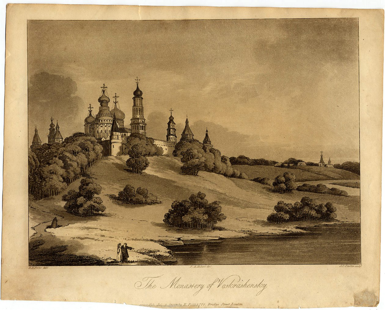 Monasterio de Nueva Jerusalén, 1809 de Robert Carr Porter