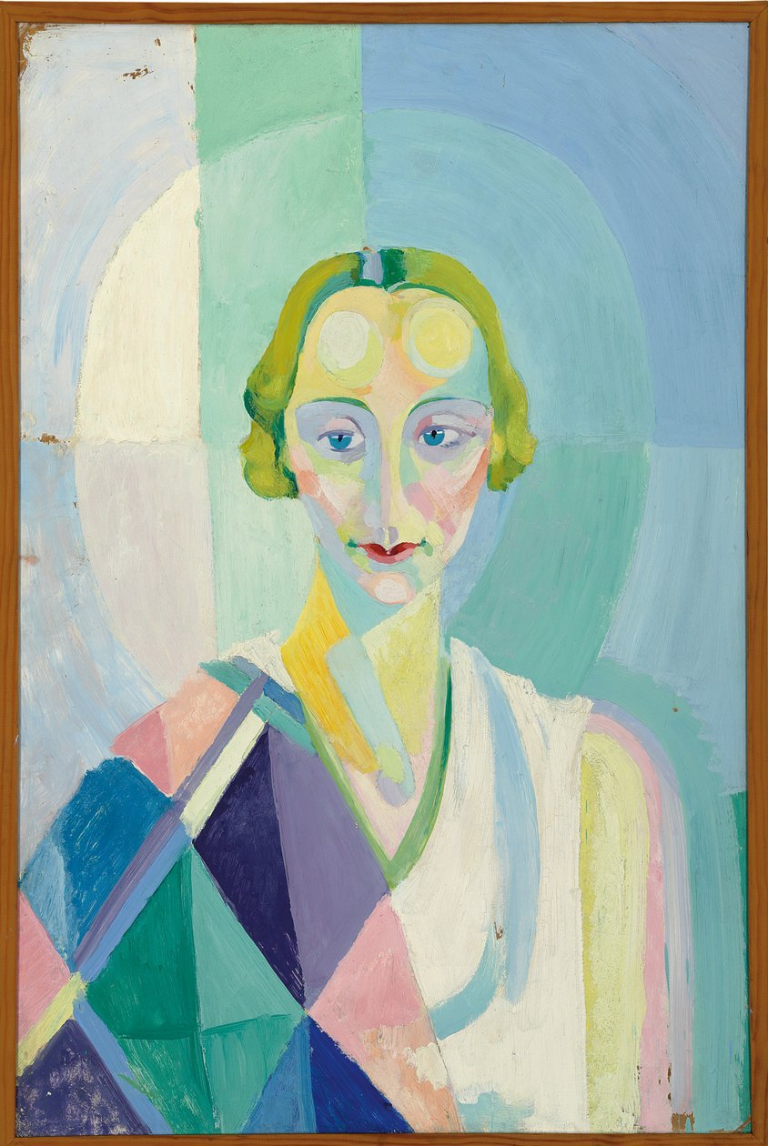 Retrato de la Sra. Heim de Robert Delaunay