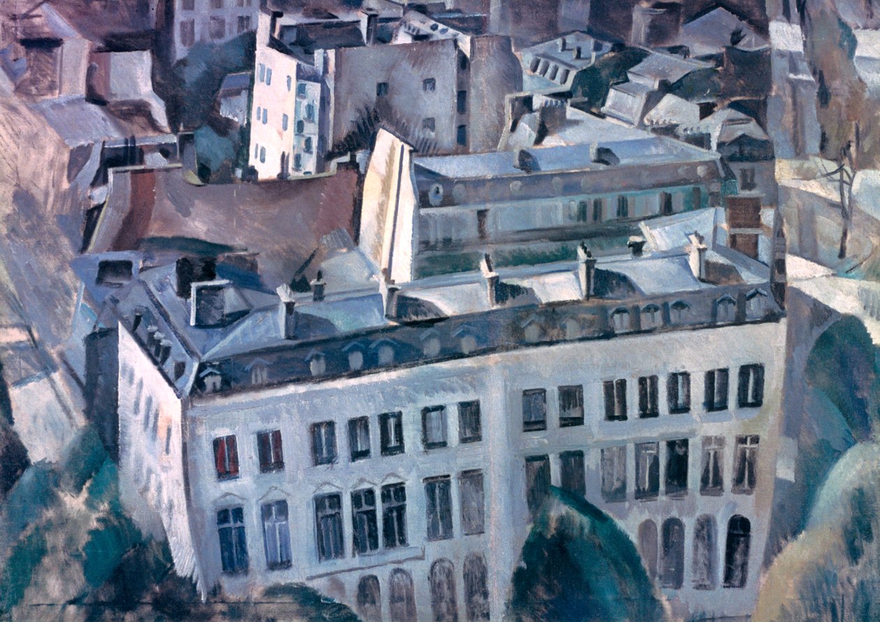 Estudio para `La Ciudad, 1909-1910 de Robert Delaunay