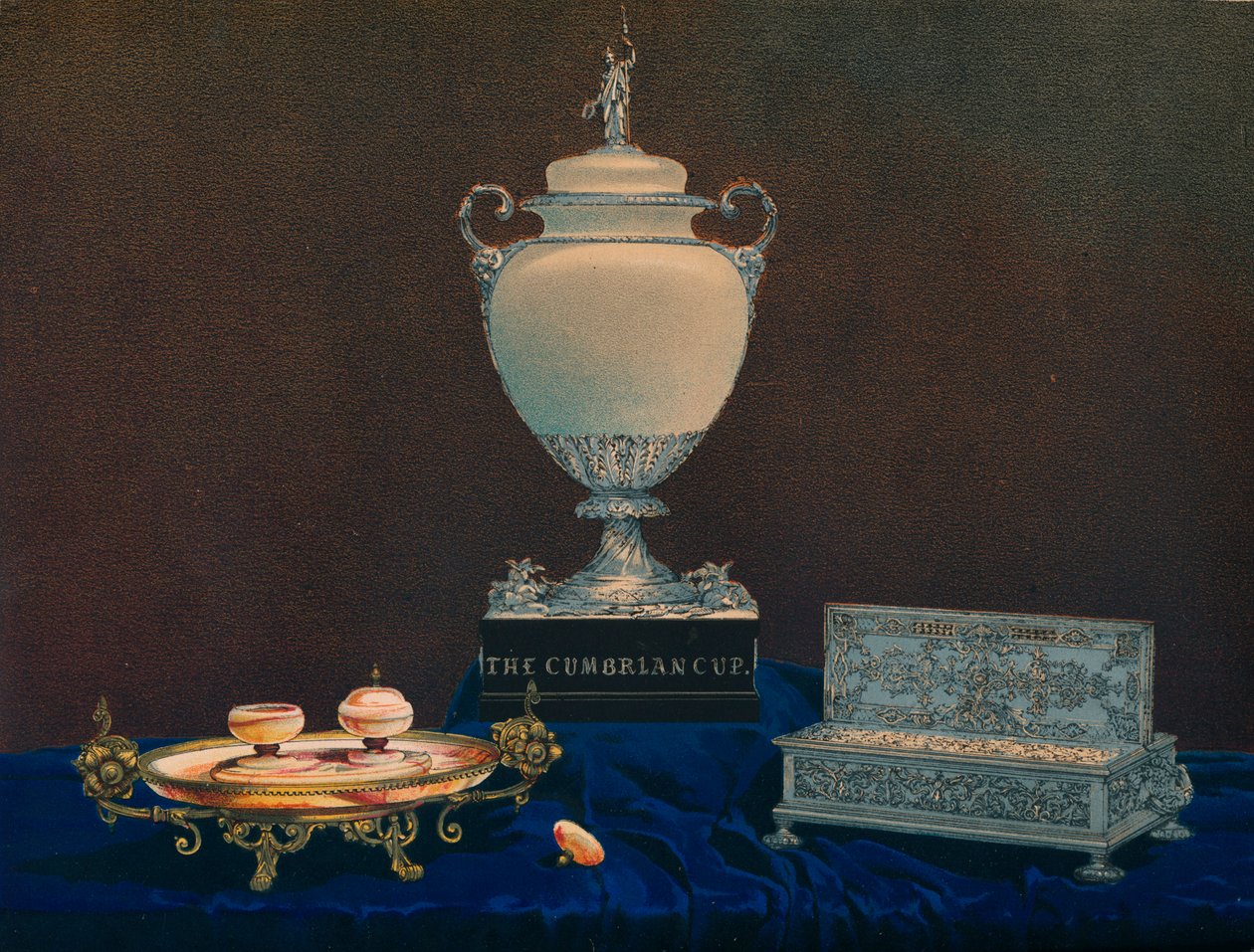 Jarrón y tinteros, 1863 de Robert Dudley