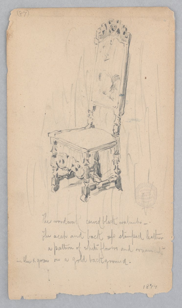 Silla de Robert Frederick Blum