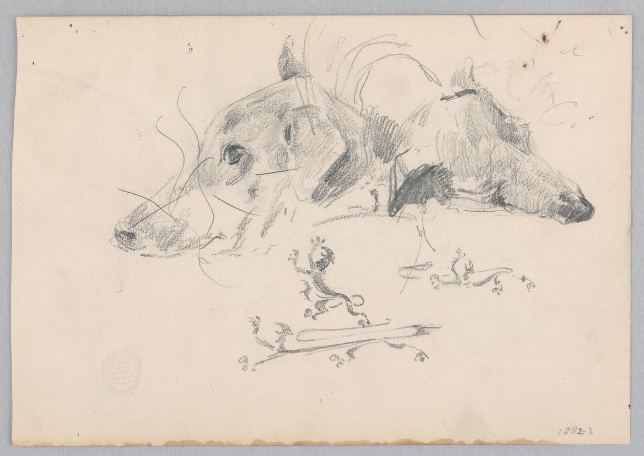 Perro y león de Robert Frederick Blum