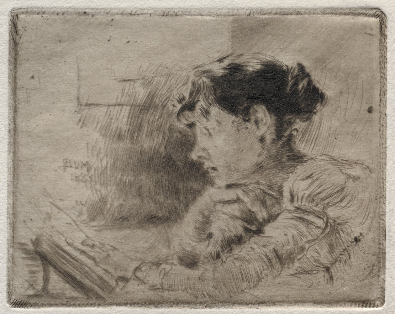 Lectura femenina de Robert Frederick Blum