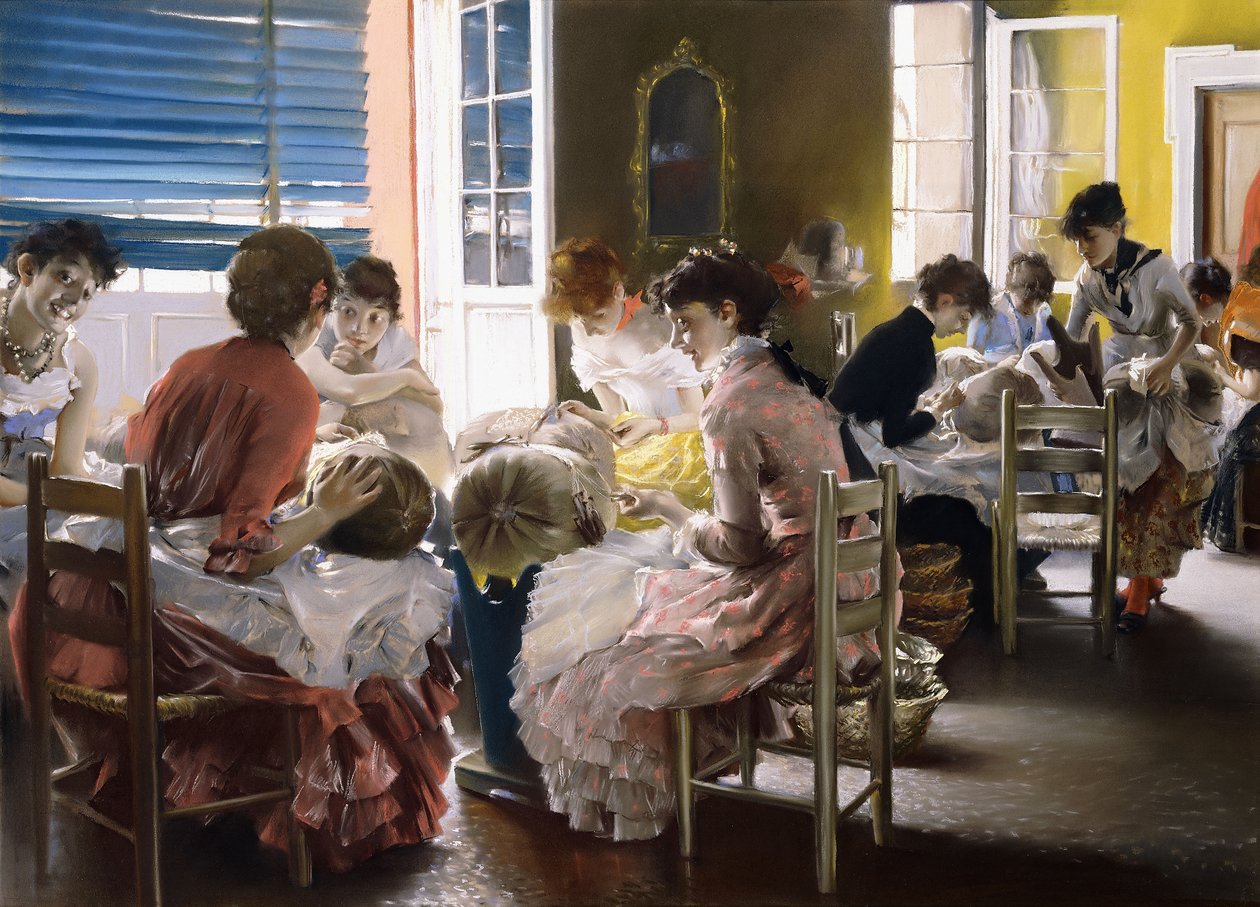Encajeras venecianas de Robert Frederick Blum