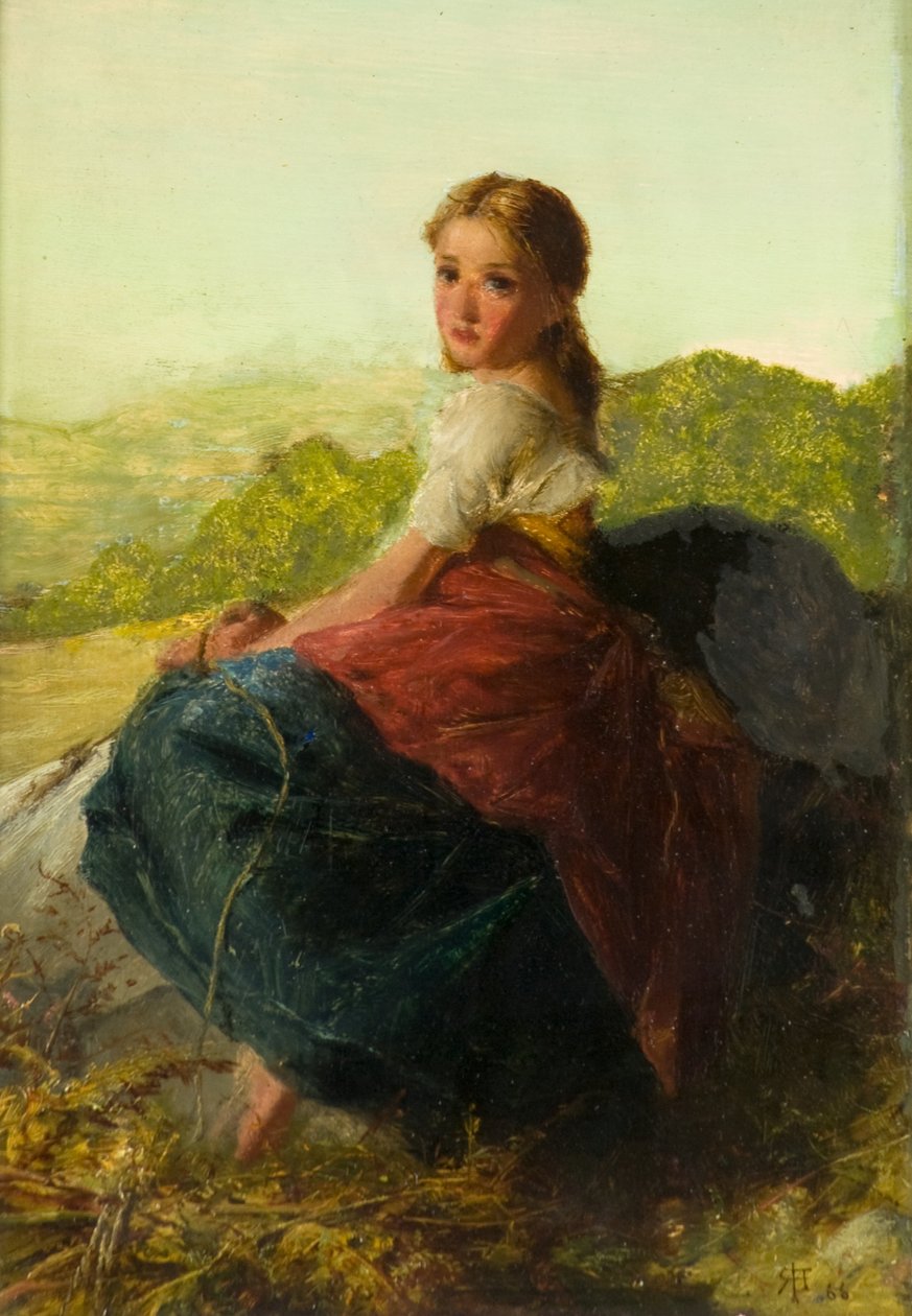 Recolectora de helechos de Robert Herdman
