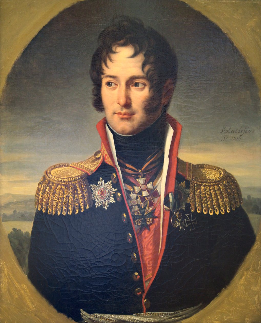 Retrato del General Pyotr Chicherin de Robert Lefevre