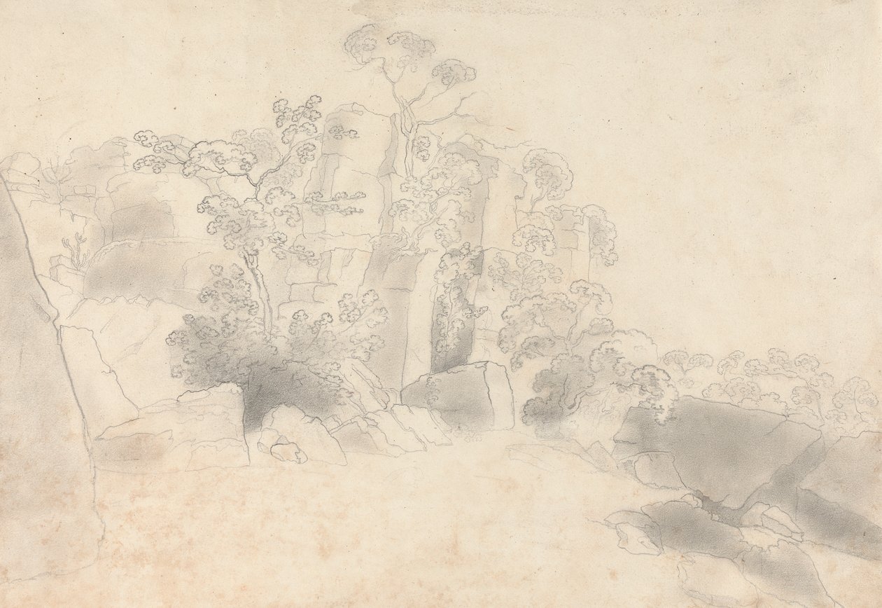 Paisaje con rocas de Robert Mabon