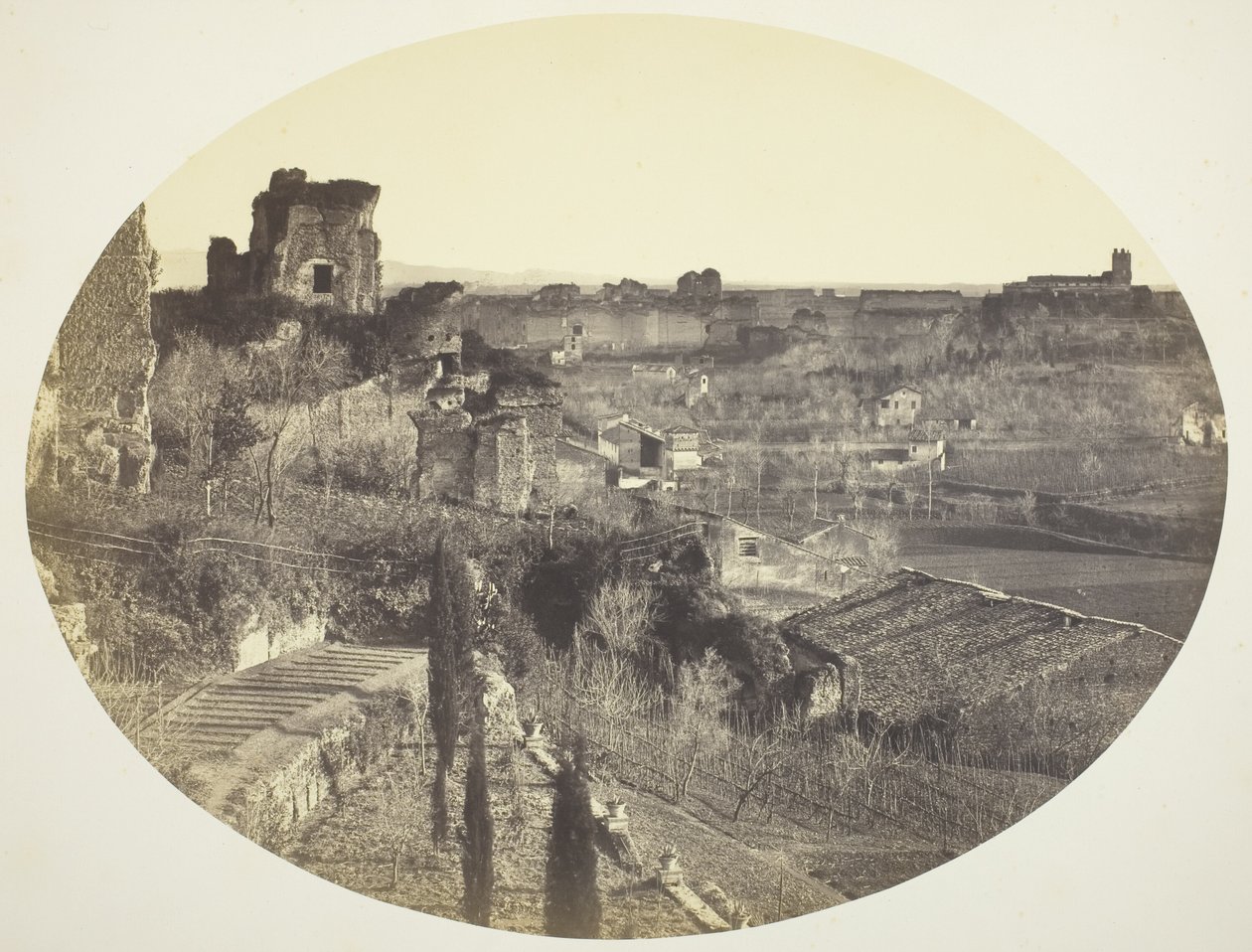 Palacio de los Césares en el Palatino de Robert MacPherson