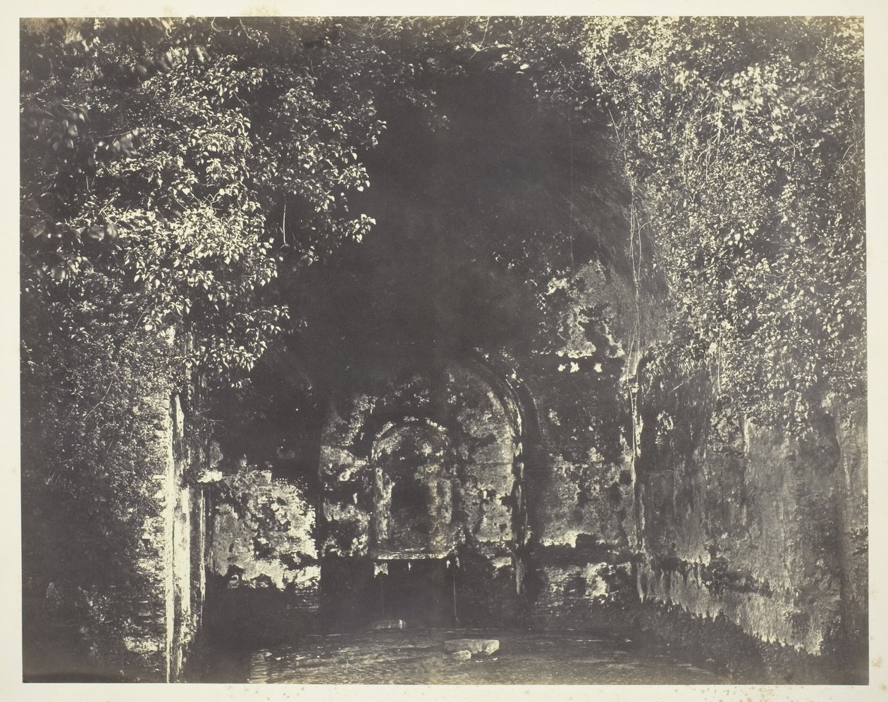 La gruta de Egeria, Roma de Robert MacPherson