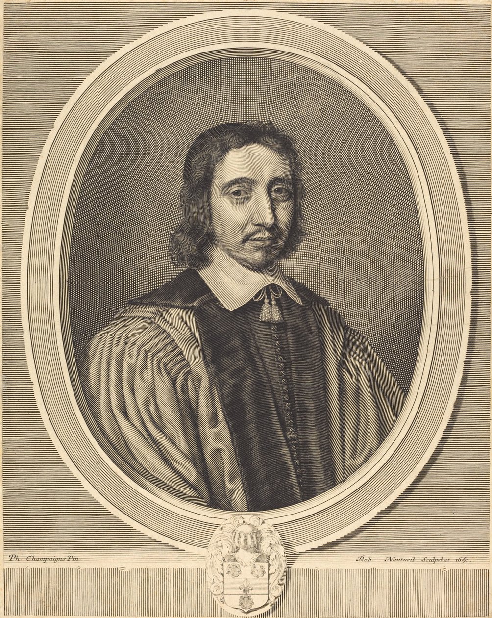 Charles Benoise de Robert Nanteuil after Philippe de Champaigne