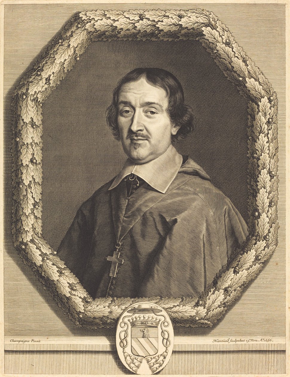 François Servien de Robert Nanteuil after Philippe de Champaigne